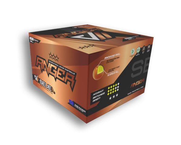 Seven Anger Rec paintballs cal .68 (box 2000)