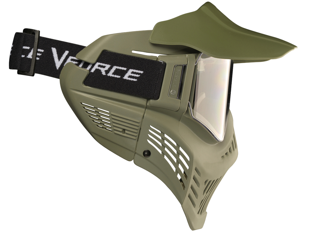 VForce Armor Mask Gen 3 Olive Drab - Single Clear