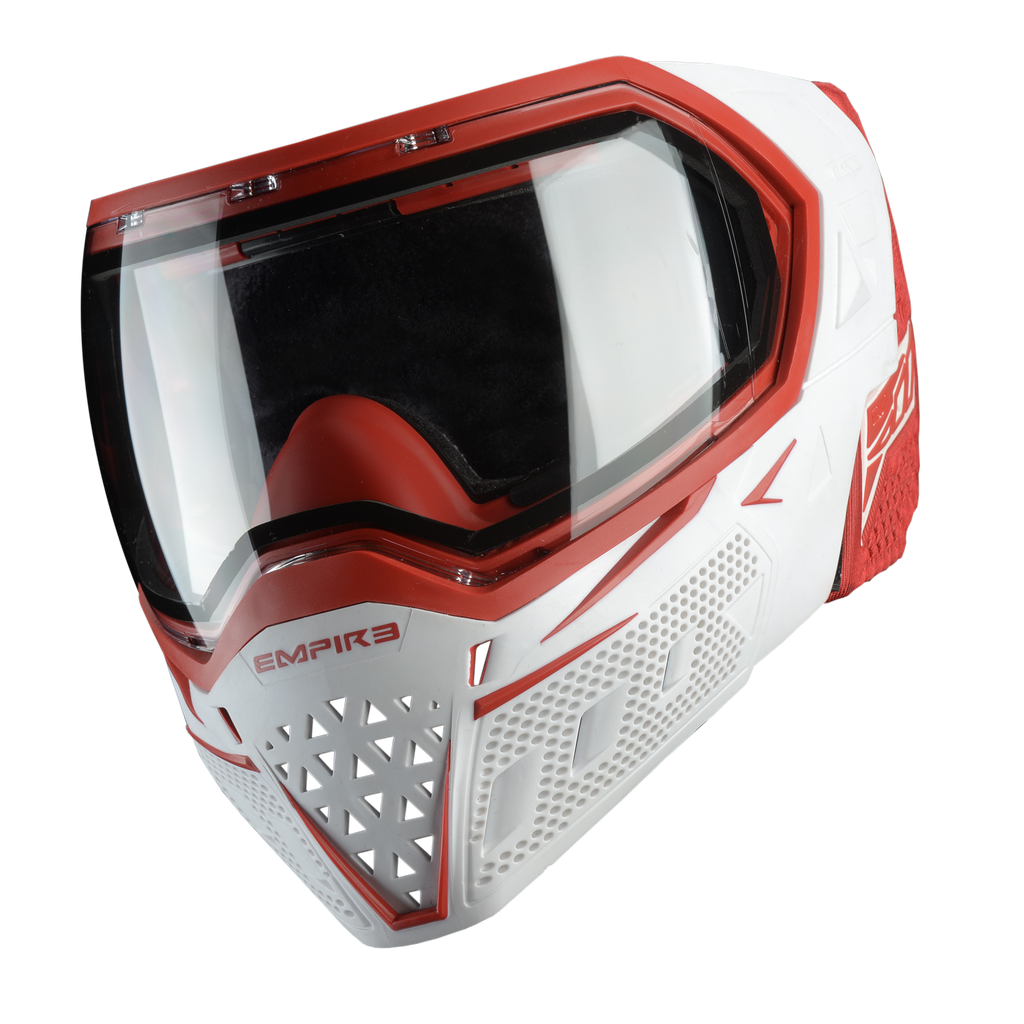 Empire EVS Goggle White/Red - Thermal Clear