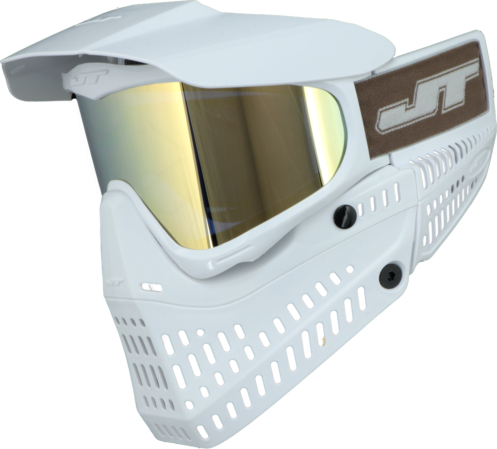 JT Spectra Proflex SE Goggle All White w/ Gold Thermal Lens