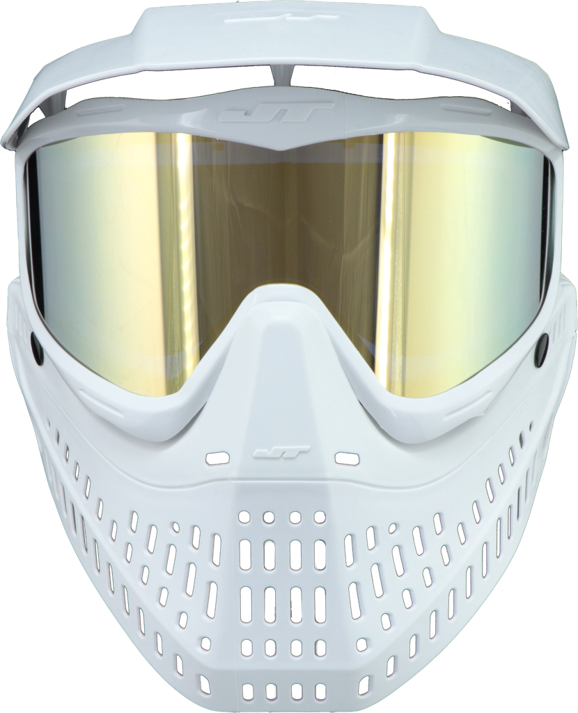 JT Spectra Proflex SE Goggle All White w/ Gold Thermal Lens