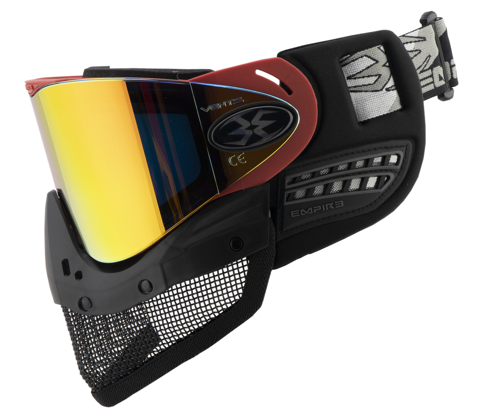 Empire E-Mesh Airsoft Goggle Red - Thermal Mirror Fire C3