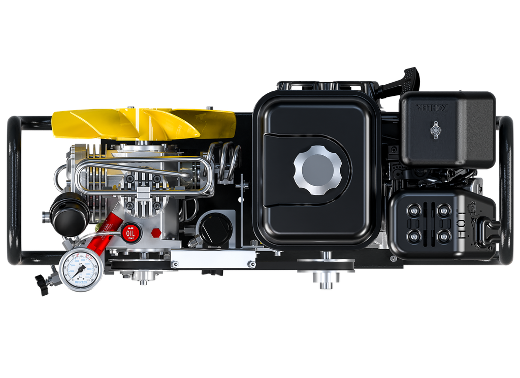 Coltri Compr. ICON LSE 100 SK Petrol engine Lombardini SH265 4.9kw