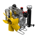 Coltri Compr. ICON LSE 100 SK Petrol engine Lombardini SH265 4.9kw