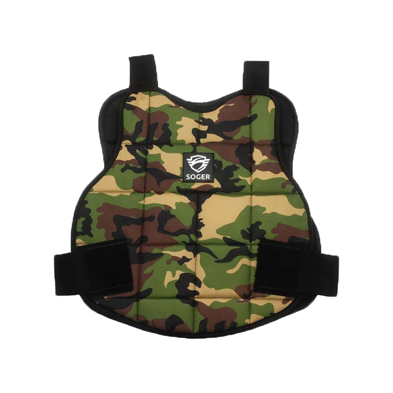 CHEST PROTECTOR REVERSIBLE S ADULT Black/Camo