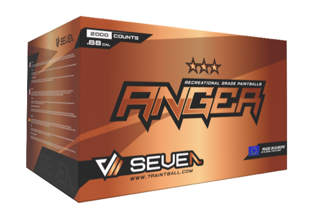 Seven Anger Rec paintballs cal .68 (box 2000)