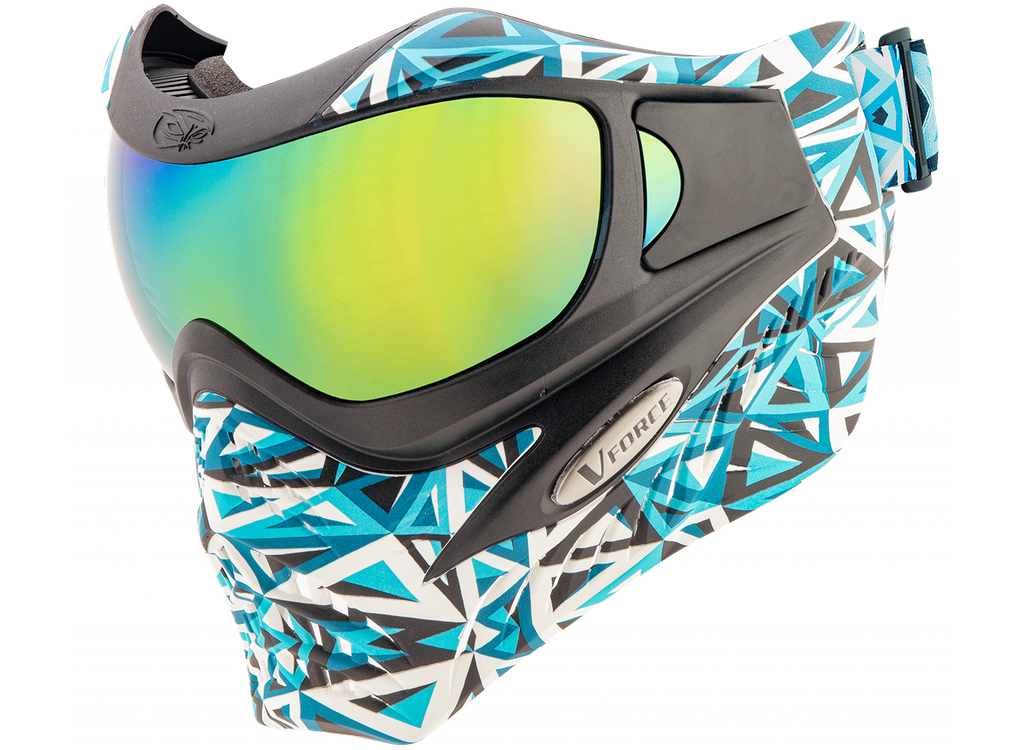 VForce Grill SE Angler Aqua w/ Phantom Lens (Blk/Teal/White)