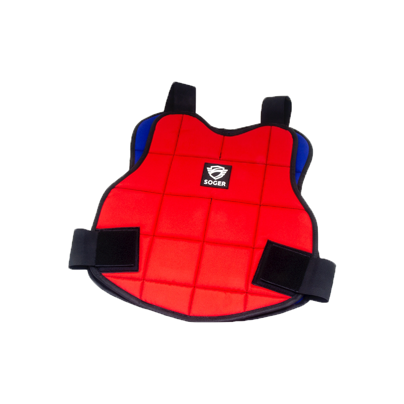 CHEST PROTECTOR REVERSIBLE S ADULT Red/Blue