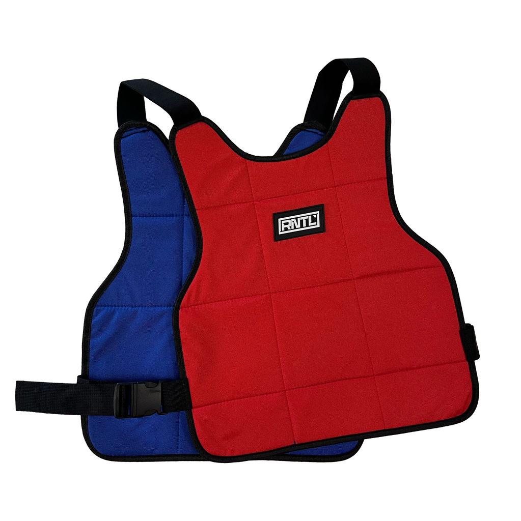 Chest Protector - RNTL Kid Reversible - Red/Blue