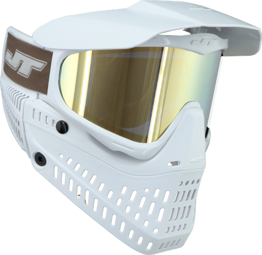 [23464] JT Spectra Proflex SE Goggle All White w/ Gold Thermal Lens