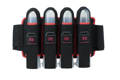 [34902] Empire Omega Harness - Black with Red